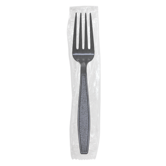 Wrapped Fork Heavy-Weight Black
